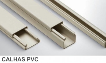 Calhas PVC (tubagem de condensados)